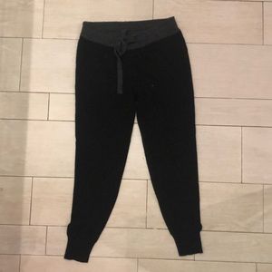 James Perse 100% Cashmere Joggers.